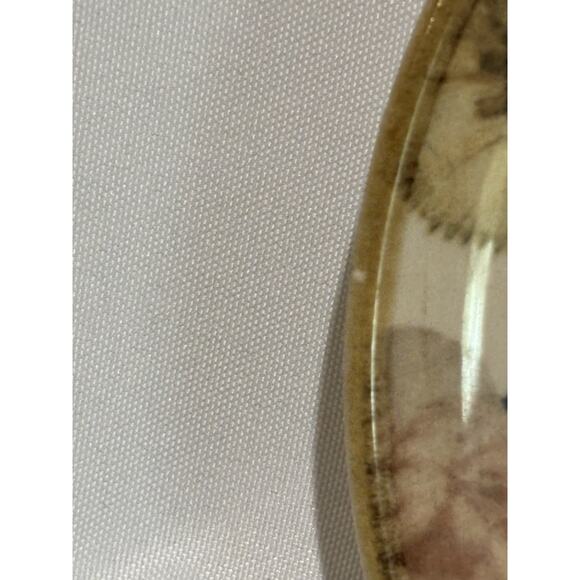 Pier 1 Moody Blooms Floral Hand Painted Ceramic 8" Salad Plates Set Of 3 - Picture 5 of 10